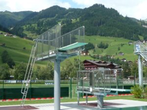 Tour de plongeoir 3 m en acier inoxydable R250f pour planche