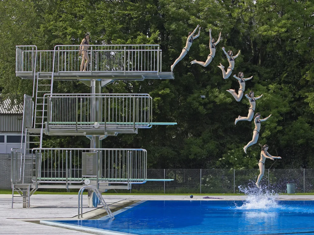 5m stainless steel diving platform R270
