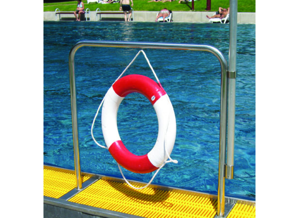 R771023 Spezialstaender Rettungsring I Ihr Experte für Schwimmsportgeräte und Wasserattraktionen für öffentliche Schwimmbäder