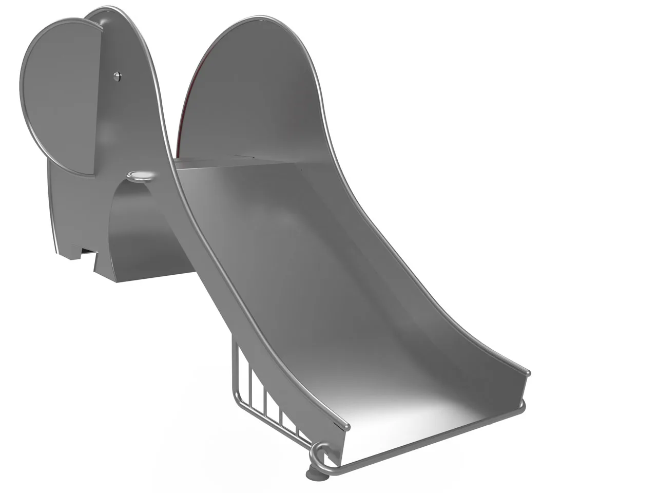 Dumbi wide stainless steel toddler slide (at the pool edge) R201809-40