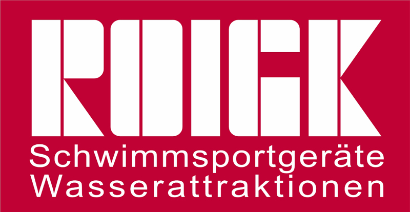 ROIGK Logo neu I Ihr Experte für Schwimmsportgeräte und Wasserattraktionen für öffentliche Schwimmbäder