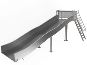 Wave wide slide made of stainless steel R153-20E