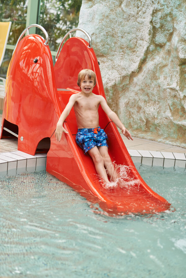 Toddler's slide Dumbi (glass fibre reinforced plastic) ) (on pool edge) R201902-20 including extension and swim protection - Image 3