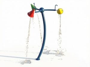 Water attraction with 3 cones R8735-30