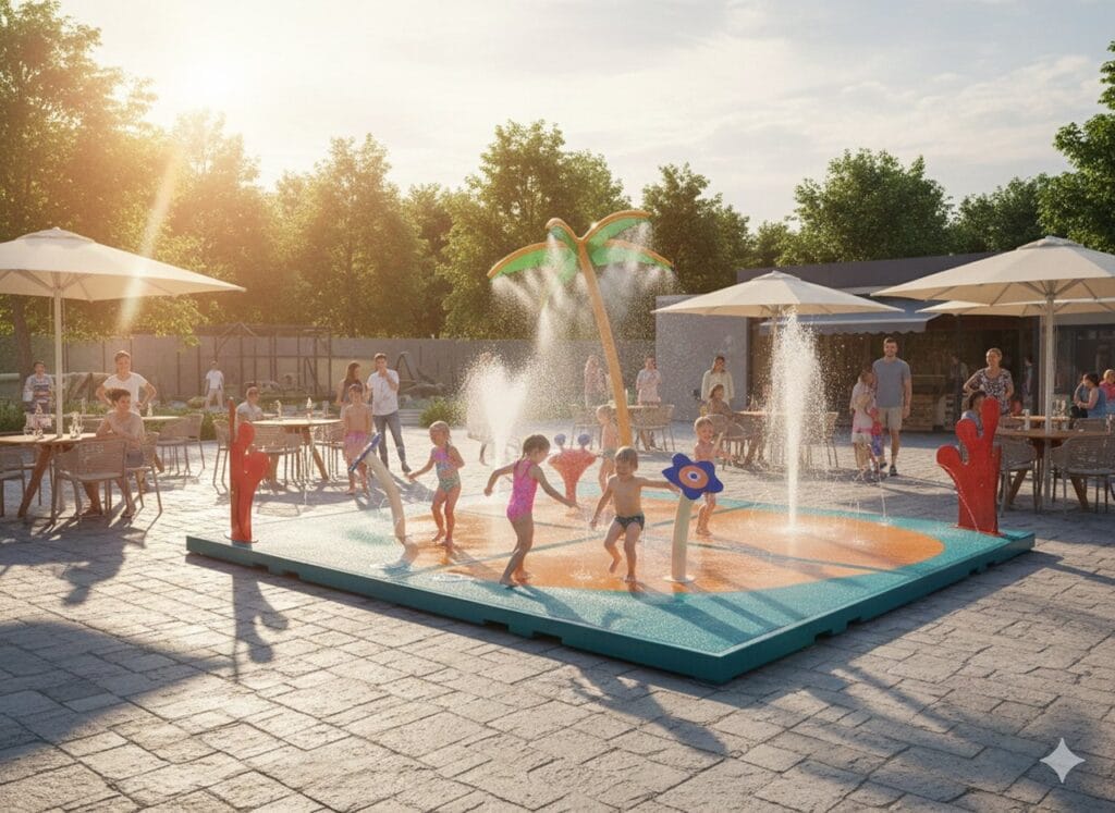 Grosse Insel Freizeitpark Gastro Ihr Experte f&uuml;r Schwimmsportger&auml;te und Wasserattraktionen f&uuml;r &ouml;ffentliche Schwimmb&auml;der